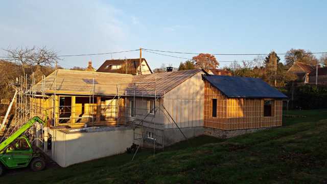 Agrandissement ossature bois (1)