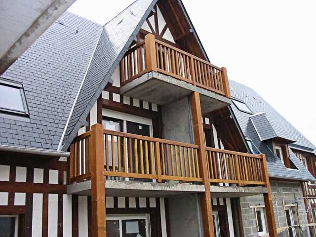Colombage et garde-corps - Deauville (2)