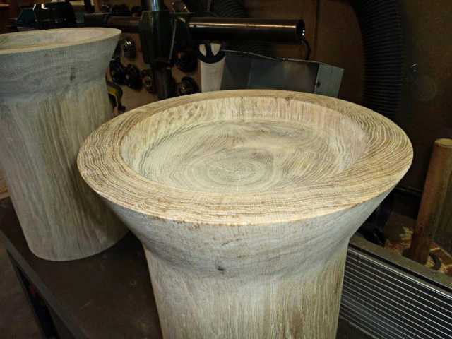 Console de salon en chêne (2)