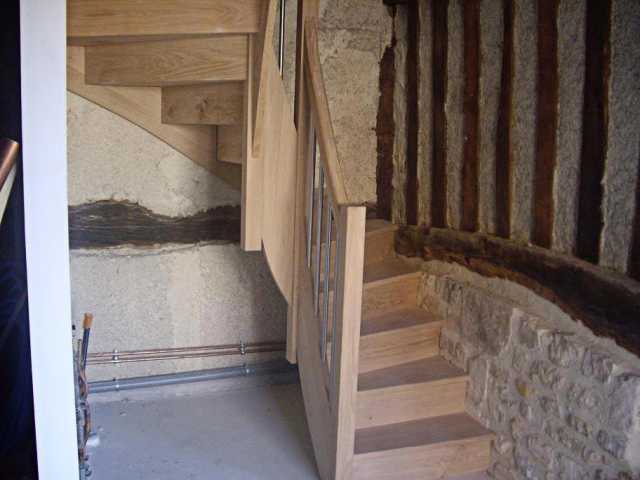 Escalier balustre tube