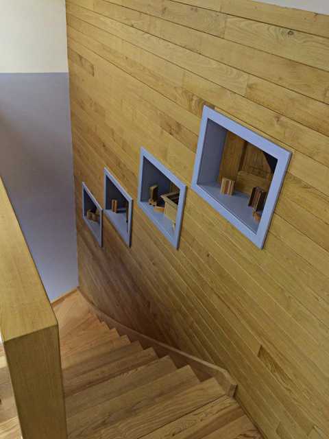 Escalier en chataigner