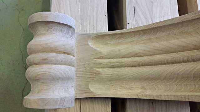 Fabrication de console en chêne (3)