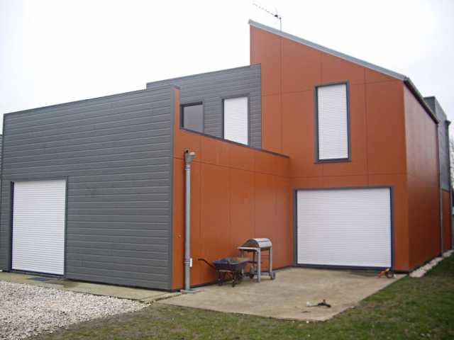 Maison ossature bois moderne