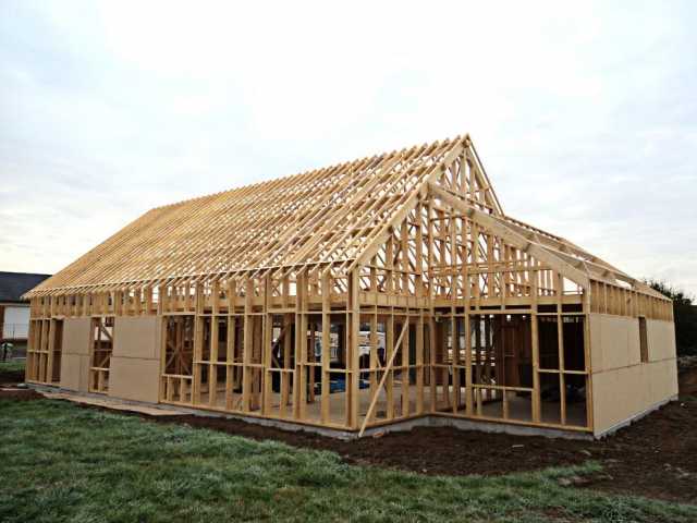 Ossature bois étape de fabrication